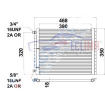 ECLIMA B01200328 - CONDENSADOR ESTANDAR 400 ANCHO  *304 ALTO * 18 FONDO