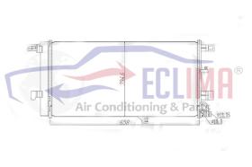 ECLIMA B01200094 - CONDENSADOR .A4-A5-A6-A7 TFSI-50TDI 17-