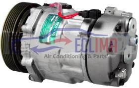 ECLIMA 121766 - COMPRESOR SANDEN VW PV6 SD7V16 BRIDA 128MM 12V  VQM