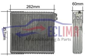 ECLIMA 166026 - EVAPORADOR TOYOTA
