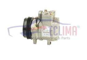 ECLIMA 121461 - COMPRESOR  DELPHI SP10 HARRISON DAEWOO PV4 12V 110 MM BRIDA