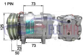 ECLIMA 122420 - COMPRESOR SANDEN 7H13 2A 125MM 12V