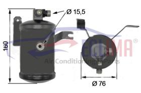 ECLIMA 161241 - FILTRO DESHIDRATADOR BERLINGO - PARTNER