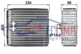 ECLIMA 166119 - EVAPORADOR IVECO DAILY 99-11