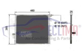 ECLIMA B01200384 - CONDENSADOR KOMATSU / CATERPILLAR