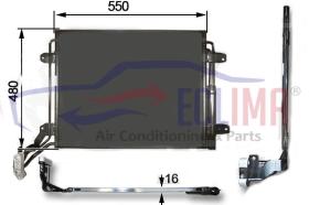 ECLIMA B01200385 - CONDENSADOR VW TIGUAN