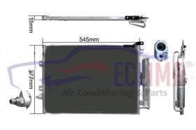 ECLIMA B01200389 - CONDENSADOR RENAULT CLIO - MODUS 1.2