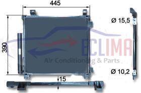 ECLIMA B01200390 - CONDENSADOR TOYOTA