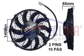 ECLIMA 59041BG - ELECTROVENTILADOR ASPIRANTE HELICOI 285MM VA11-AP7/C-57A 12V